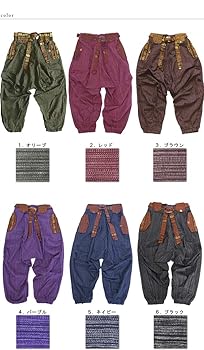 Amazon.co.jp: [マーブルマーケット] サルエルパンツ サルエル